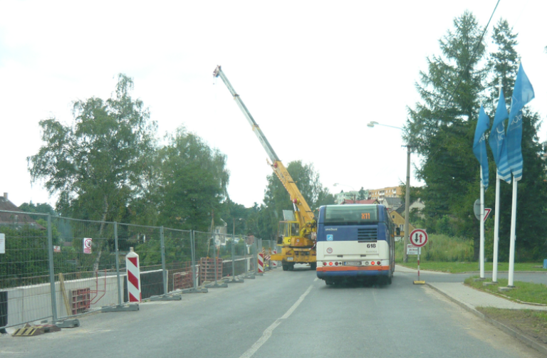 Stavební práce od pondělí 18. 5. omezí dopravu v Tanvaldské ulici  ve Vratislavicích